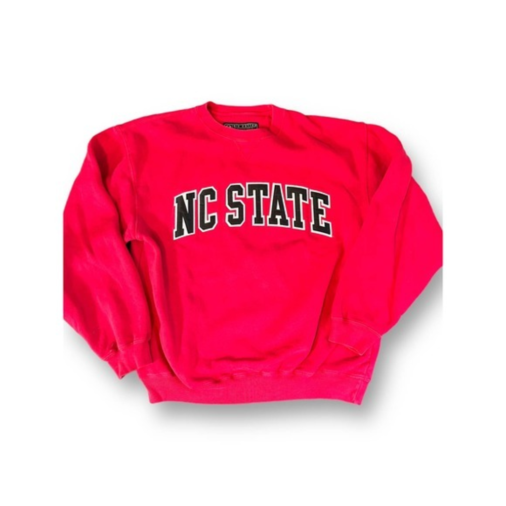 NC‎ Stater Wolfpack NCAA Crew Neck Sweatshirt Men's SZ S Red